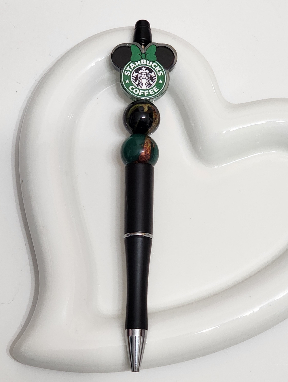 Mouse Coffee SB Pen Beaded Refillable Black Ink Gift‎